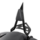 2014 - 2025 Indian Roadmaster/Chieftain/Pursuit/Challenger/Springfield/Vintage Gloss Black 23" Passenger Backrest Sissy Bar w/ Luggage Rack - Mofun - 90302194