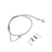 2015 - 2017 Harley Softail Deluxe/Fat Boy Extended Length ABS Upper Hydraulic Front Brake Line Kit for 16" - 18" Handlebar - Mofun - 90110384