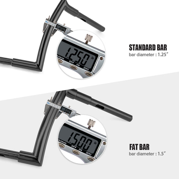 2015 - 2023 Harley Road Glide Special FLTR 12/14/16/18" Rise 1.25" Clamp Fat APE Hanger Handlebar - Mofun - 90101183