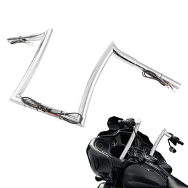 2015 - 2023 Harley Touring Road Glide Chrome 12" Pre - Wired Handlebar Bagger - sharp Bar - Mofun - 90101601