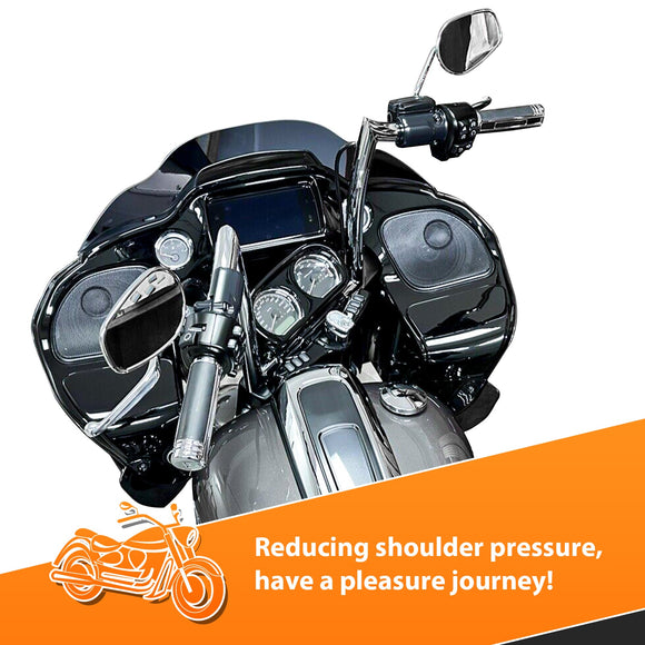 2015 - 2023 Harley Touring Road Glide Chrome 12" Pre - Wired Handlebar Bagger - sharp Bar - Mofun - 90101601