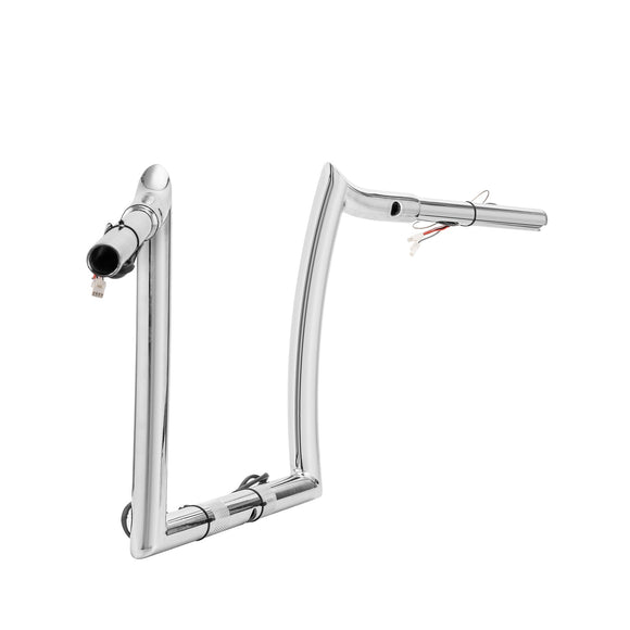 2015 - 2023 Harley Touring Road Glide Chrome 12" Pre - Wired Handlebar Bagger - sharp Bar - Mofun - 90101601