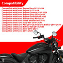 2015 - 2024 Indian Scout Bobber Rogue Gloss Black 10" 12" APE Hanger Bar - Sharp Handlebar - Mofun - 90101524