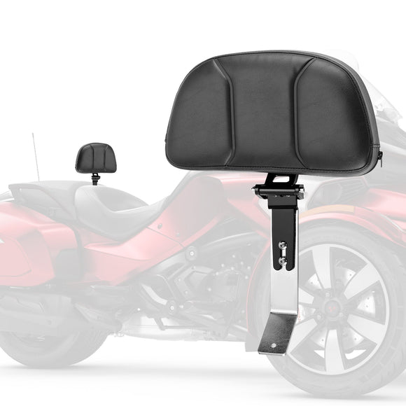 2015 - 2025 Can Am Spyder F3 / F3 - S/ F3 - T / F3 - L Black Driver Backrest Pad Smart Mount Kit - Mofun - 90301008