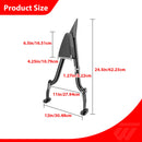 2015 - 2025 Harley FLTR FreeWheeler & 2023 - 2025 Road Glide 3 FLTRT Models Gloss Black 24.5" Passenger Backrest Sissy Bar - Mofun - 90302190