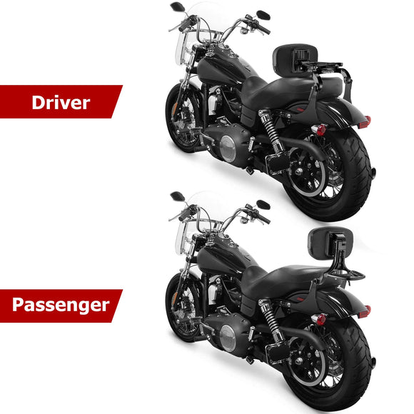2016 - 2017 Dyna Low Rider FXDLS Street Bob FXDB Gloss Black Multi - Purpose Adjustable Backrest - Mofun - 90302170