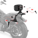 2016 - 2017 Dyna Low Rider FXDLS Street Bob FXDB Gloss Black Multi - Purpose Adjustable Backrest - Mofun - 90302170