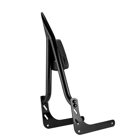 2016 - 2024 Indian Scout Sixty Black Fat Bar 1.3" Quick Release Passenger Backrest Sissy Bar - Mofun - 90302146