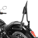 2016 - 2024 Indian Scout Sixty Black Fat Bar 1.3" Quick Release Passenger Backrest Sissy Bar - Mofun - 90302146