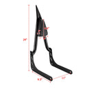 2016 - 2024 Indian Scout Sixty Black Fat Bar 1.3" Quick Release Passenger Backrest Sissy Bar - Mofun - 90302146