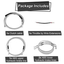 2017 - 2020 Haley Touring w/ABS Models TBW&Clutch line&Front Brake Line Kit (for 12" - 14" Handlebar) - Mofun - 90109006