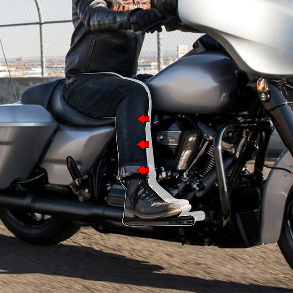 2017 - 2024 Harley Road Glide Street Glide Trikes Driver Floorboard Relocation Brackets - Mofun - 90420011