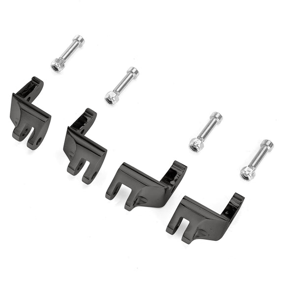 2017 - 2024 Harley Touring Road King Street Glide Steel Driver Floorboard Relocation Brackets - Mofun - 90420012