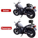 2017 - 2025 Honda Rebel 300 500 Matte Black Multi - function Foldable Adjustable Backrest - Mofun - 90302167