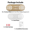 2017 - 2025 Harley FL Touring Models & 2018 - 2025 Harley Softails Models Clutch Steel Plate & Clutch Friction Plates Kit - Mofun - 90507006