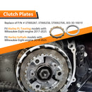 2017 - 2025 Harley FL Touring Models & 2018 - 2025 Harley Softails Models Clutch Steel Plate & Clutch Friction Plates Kit - Mofun - 90507006