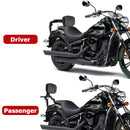 2006 - 2025 Kawasaki Vulcan 900 Matte Black Multi - Function Adjustable Foldable Backrest - Mofun - 90302166