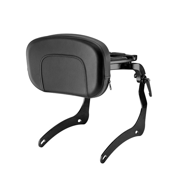 2006 - 2025 Kawasaki Vulcan 900 Matte Black Multi - Function Adjustable Foldable Backrest - Mofun - 90302166