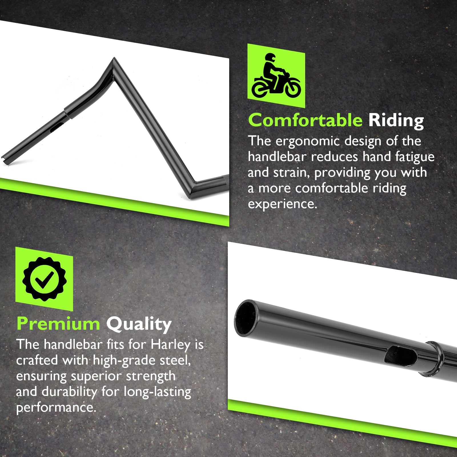 2018 - 2023 Harley Softail Fat Bob FXFB/S Breakout FXBR/S Gloss Black 1.25