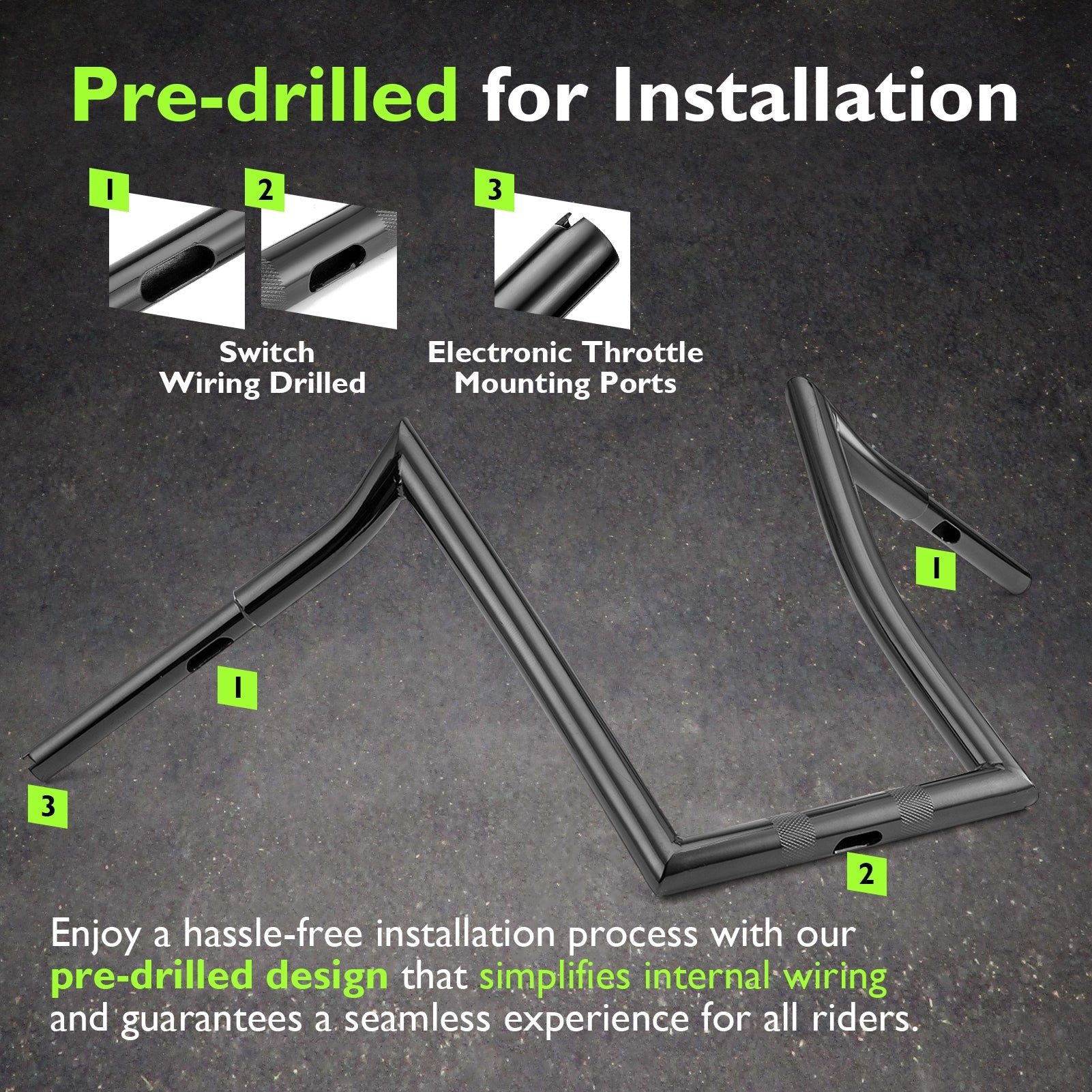 2018 - 2023 Harley Softail Fat Bob FXFB/S Breakout FXBR/S Gloss Black 1.25