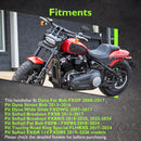 2018 - 2023 Harley Softail Fat Bob FXFB/S Breakout FXBR/S Gloss Black 1.25" Clamp 13.5" Rise APE Hanger Bar - Sharp Handlebar - Mofun - 90101472