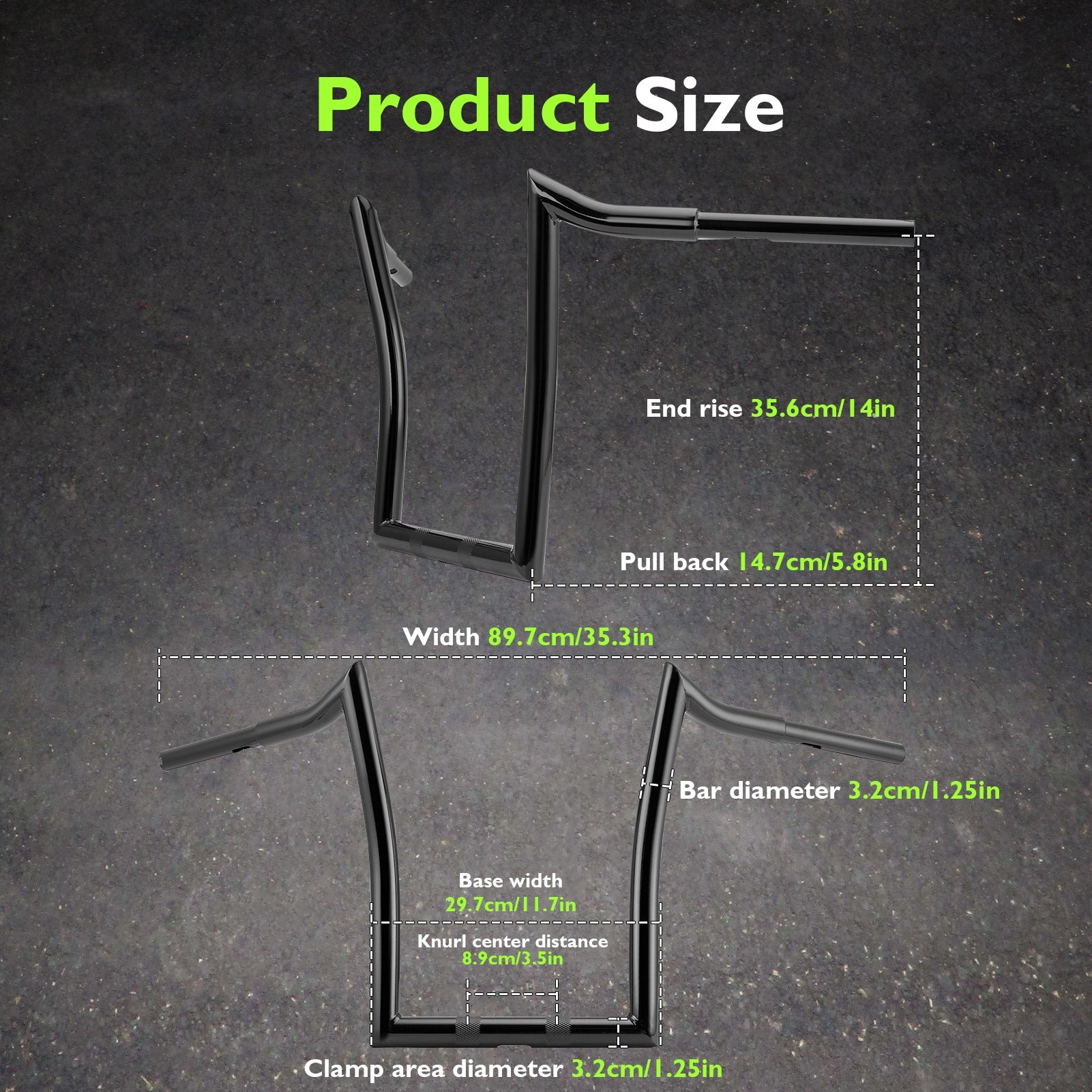 2018 - 2023 Harley Softail Fat Bob FXFB/S Breakout FXBR/S Gloss Black 1.25