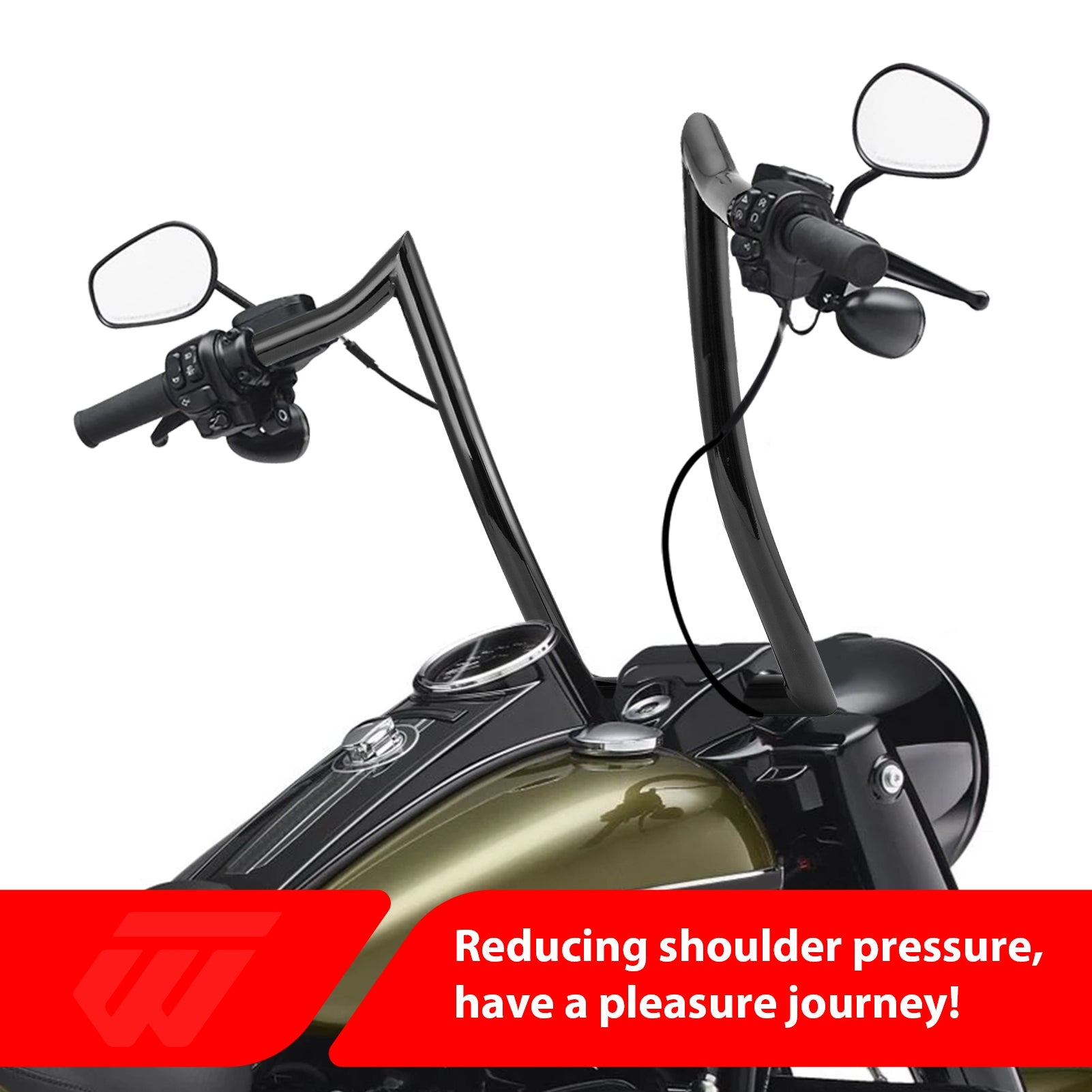 2018 - 2023 Harley Softail Fat Bob FXFB/S Breakout FXBR/S Gloss Black 1.25