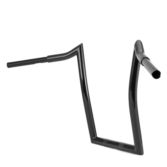 2018 - 2023 Harley Softail Fat Bob FXFB/S Breakout FXBR/S Gloss Black 1.25" Clamp 15.5" Rise APE Hanger Bar - Sharp Handlebar - Mofun - 90101474