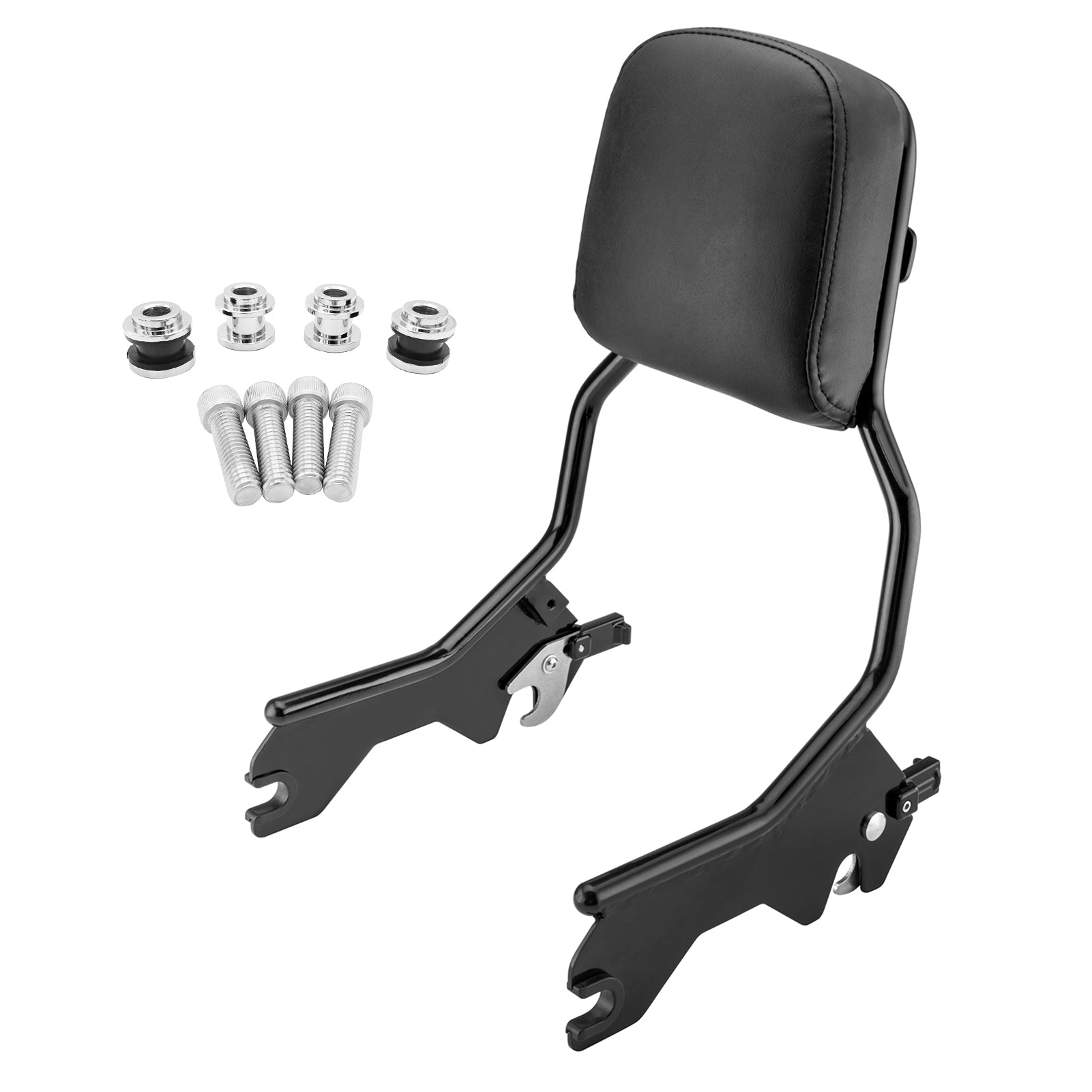 2018 - 2024 Harley FLDE FLHC FLSL FXBB Staindard Height Passenger Sissy Bar & Docking Hardware Kit - Mofun - HD062 - B+HD043 - B