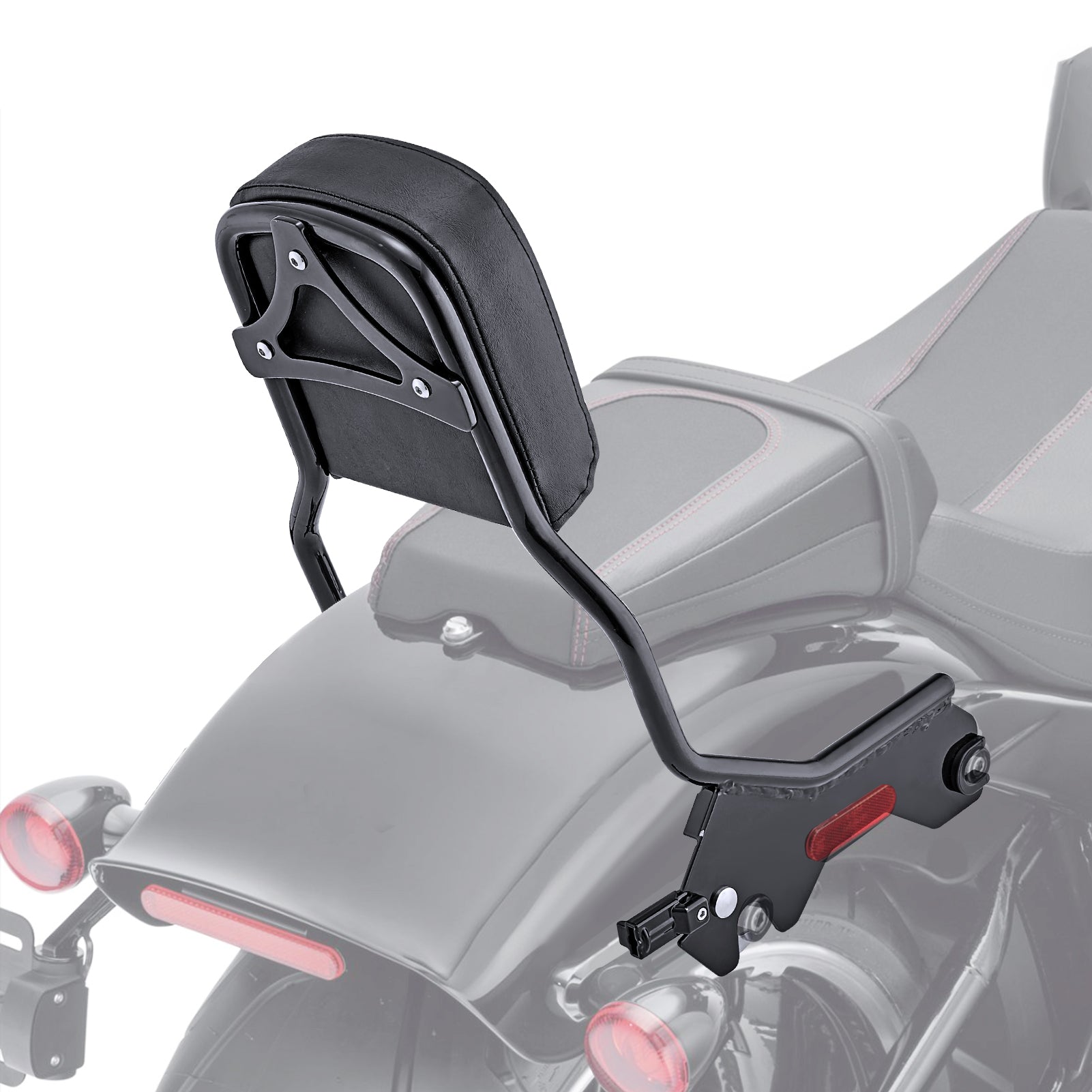 2018 - 2024 Harley FLDE FLHC FLSL FXBB Staindard Height Passenger Sissy Bar & Docking Hardware Kit - Mofun - HD062 - B+HD043 - B