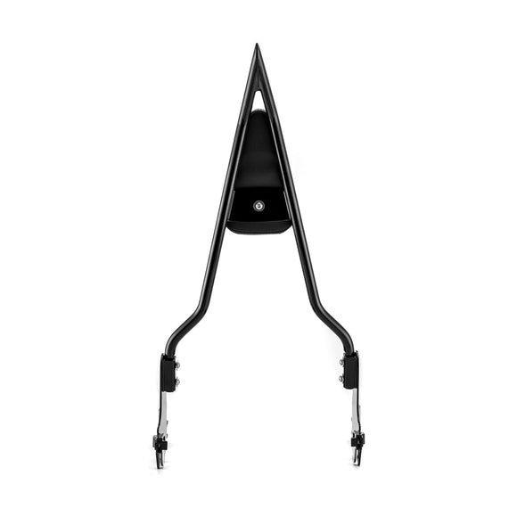 2018 - 2024 Harley Softail Fat Bob 114 FXFB FXFBS Gloss Black 24" Quick Detachable Passenger Sissy Bar Backrest - Mofun - 90302125