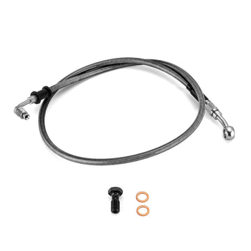2018 - 2024 Harley Softail Fat Boy 114 / Softail Breakout 34" Extended Length ABS Upper Hydraulic Front Brake Line Kit for 16" - 18" Handlebar - Mofun - 90110423