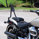 2018 - 2024 Harley Softail Fat Boy FLFB Breakout FXBR Gloss Black Quick Detachable Passenger Backrest Sissy Bar - Mofun - 90302122