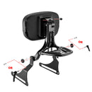 2018 - 2024 Harley Softail Fat Boy FLFB/S Breakout FXBR/S Gloss Black Multi - Purpose Adjustable Backrest - Mofun - 90302154