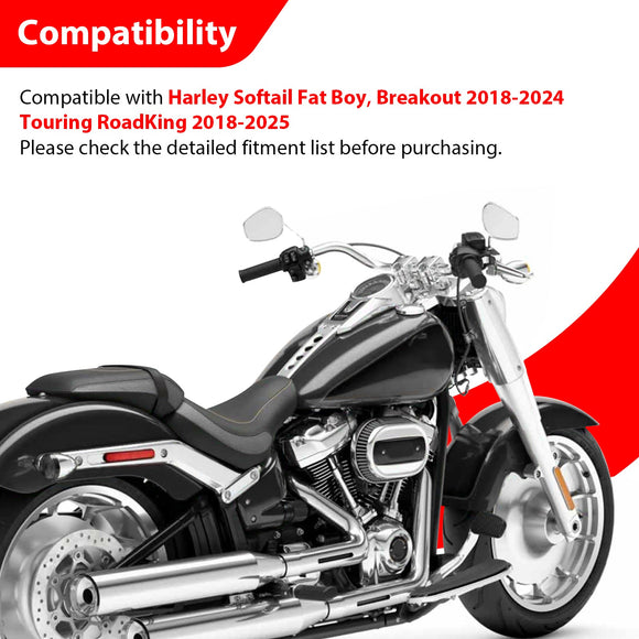 2018 - 2024 Harley Softail Fat Boy/Breakout /Touring Road King Special 12" PRE - WIRED APE Hanger Bar - Sharp Handlebar - Mofun - 90101732