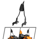 2018 - 2024 Harley Softail FXBB/S FLHC/S FXST Quick Release Gloss Black Passenger Backrest Sissy Bar - Mofun - 90302121