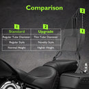 2018 - 2024 Harley Softail FXBB/S FLHC/S FXST Quick Release Gloss Black Passenger Backrest Sissy Bar - Mofun - 90302121