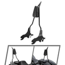 2018 - 2024 Harley Softail Low Rider FXLR FXLRS FXLRST Gloss Black 24.5" Quick Release Passenger Backrest Sissy Bar - Mofun - 90302127