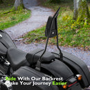 2018 - 2024 Harley Softail Low Rider FXLR FXLRS FXLRST Gloss Black 24.5" Quick Release Passenger Backrest Sissy Bar - Mofun - 90302127