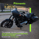 2018 - 2024 Harley Softail Low Rider FXLR FXLRS FXLRST Gloss Black 24.5" Quick Release Passenger Backrest Sissy Bar - Mofun - 90302127