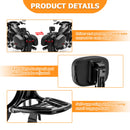 2018 - 2024 Harley Softail Low Rider FXLR FXLRS Gloss Black Foldable Adjustable Passenger Driver Backrest - Mofun - 90302156
