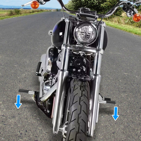 2018 - 2024 Harley Softail Low Rider Steel Passenger Foot Peg Rear Crash Bar - Mofun - 90202008