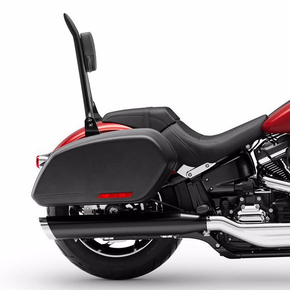 2018 - 2024 Harley Softail Sport Glide FLSB / Low Rider FXLR FXLRS Black 23" Passenger Sissy Bar - Mofun - 90302126