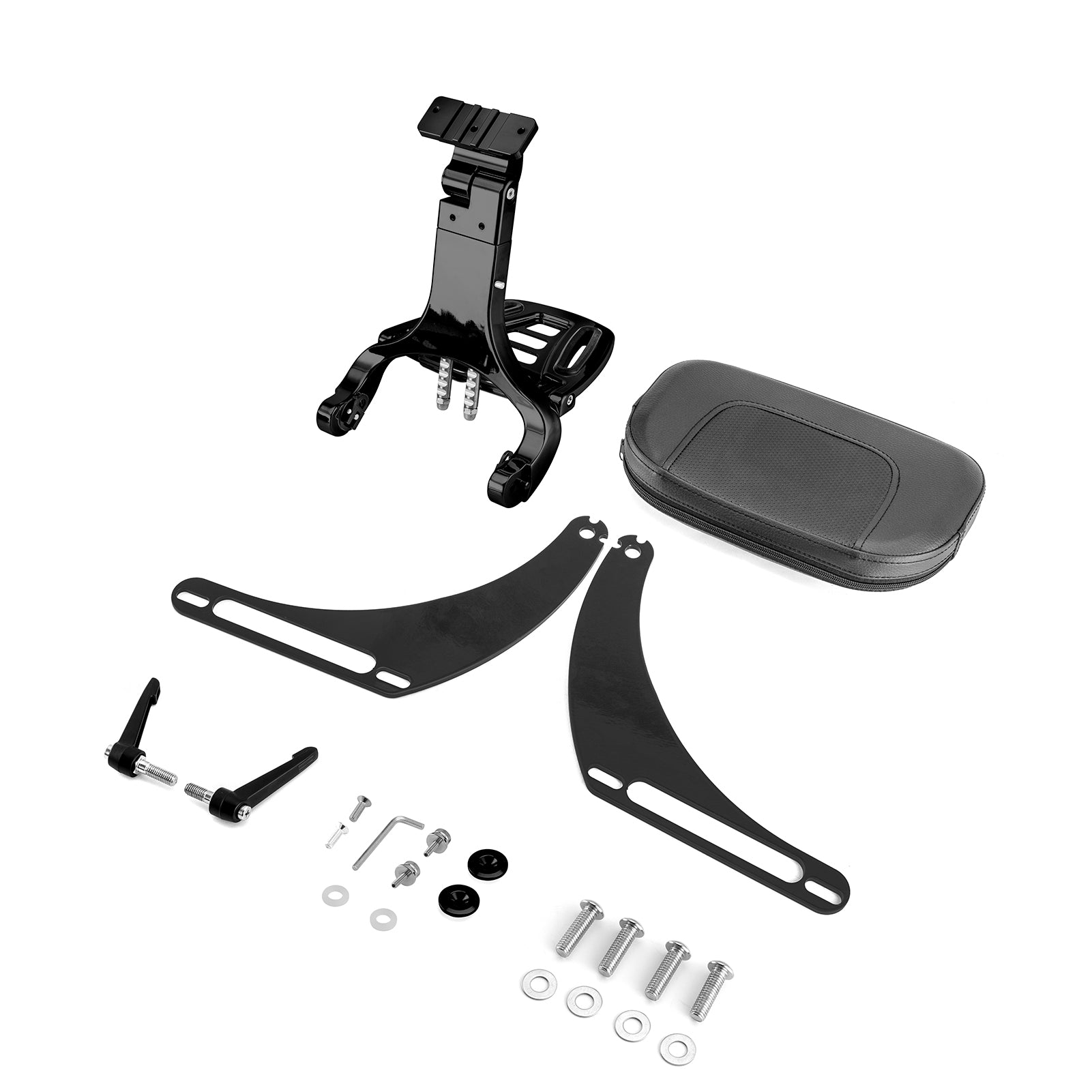 2018 - 2024 Harley Softail Street Bob FXBB Deluxe FLDE Steel & Aluminum Multi - Purpose Adjustable Backrest - Mofun - 90302153