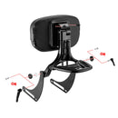 2018 - 2024 Harley Softail Street Bob FXBB Deluxe FLDE Steel & Aluminum Multi - Purpose Adjustable Backrest - Mofun - 90302153