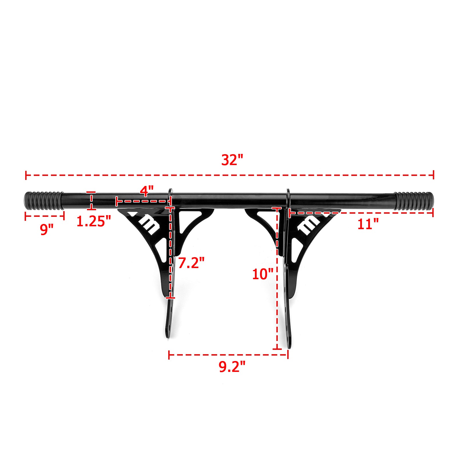 2018 - 2024 Harley Softail Street Bob / Low Rider Steel Front Highway Peg Crash Bar - Mofun - 90201045