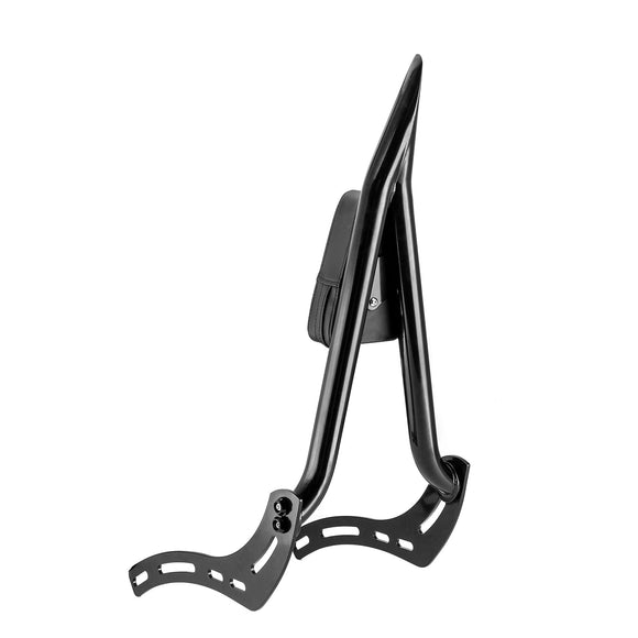 2018 - 2024 Indian Scout Bobber Black Solid Steel 24" Passenger Backrest Sissy Bar - Mofun - 90302147