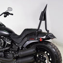 2018 - 2024 Softail FXFB FXFBS Gloss Black Solid Steel 24" Quick Release Passenger Backrest Sissy Bar - Mofun - 90302124
