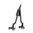 2018 - 2024 Softail FXFB FXFBS Gloss Black Solid Steel 24" Quick Release Passenger Backrest Sissy Bar - Mofun - 90302124