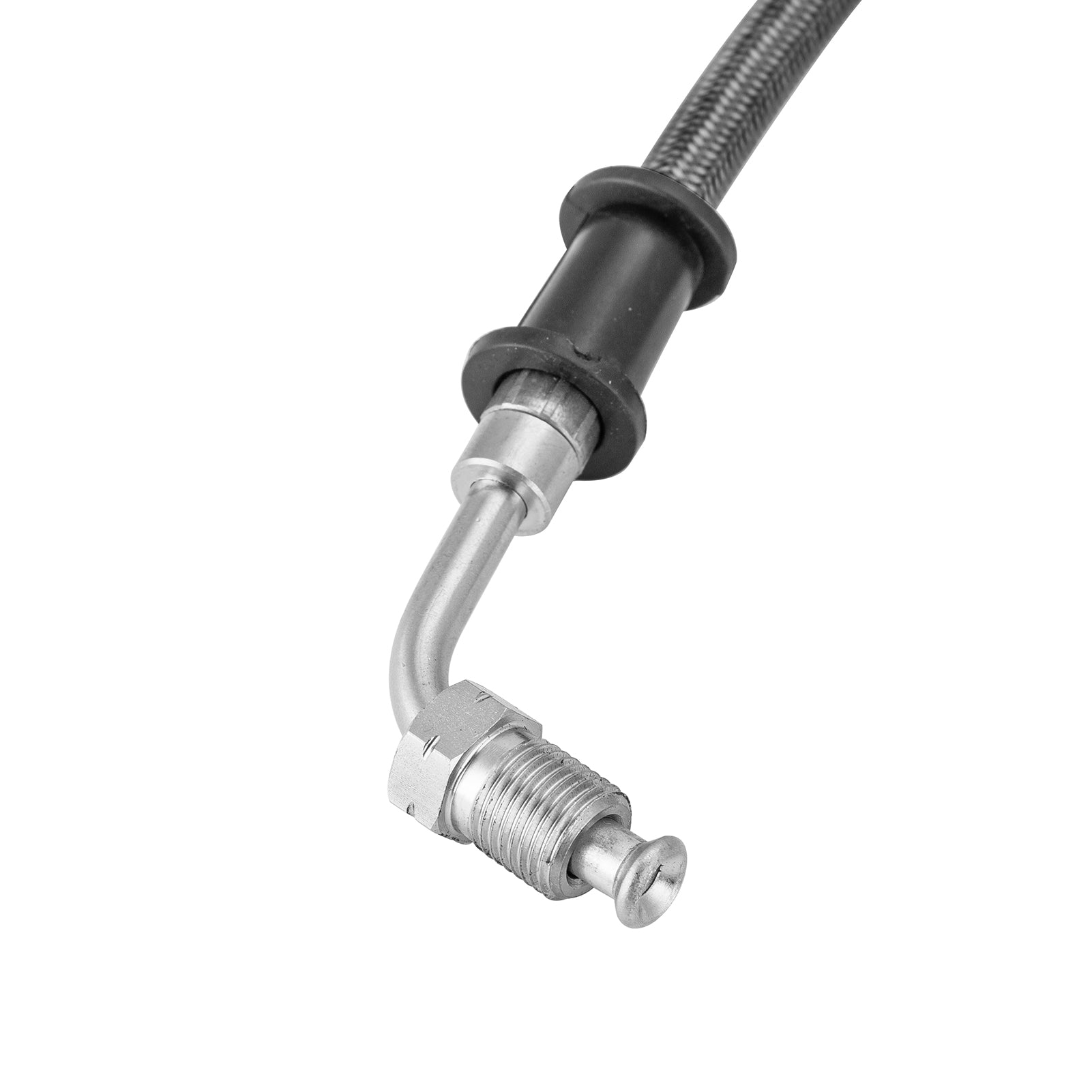 2018 - 2024 Softail Heritage Classic 114/Classic 38" Extended Length Stainless Steel ABS Upper Hydraulic Front Brake Line Kit for 16" - 18" Handlebar - Mofun - 90110443